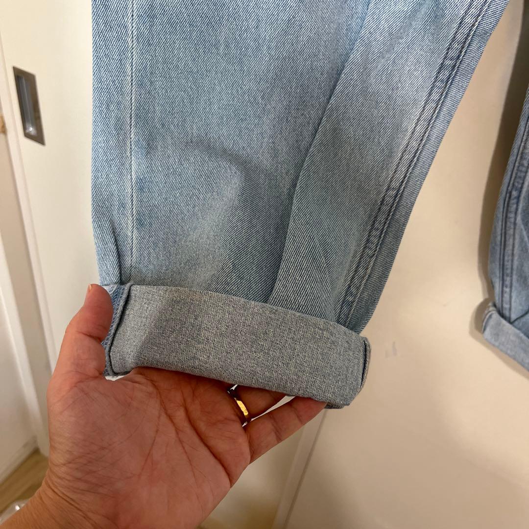 【美品】PUBLUX パブリュクス　ボリュームデニムパンツの写真4枚目