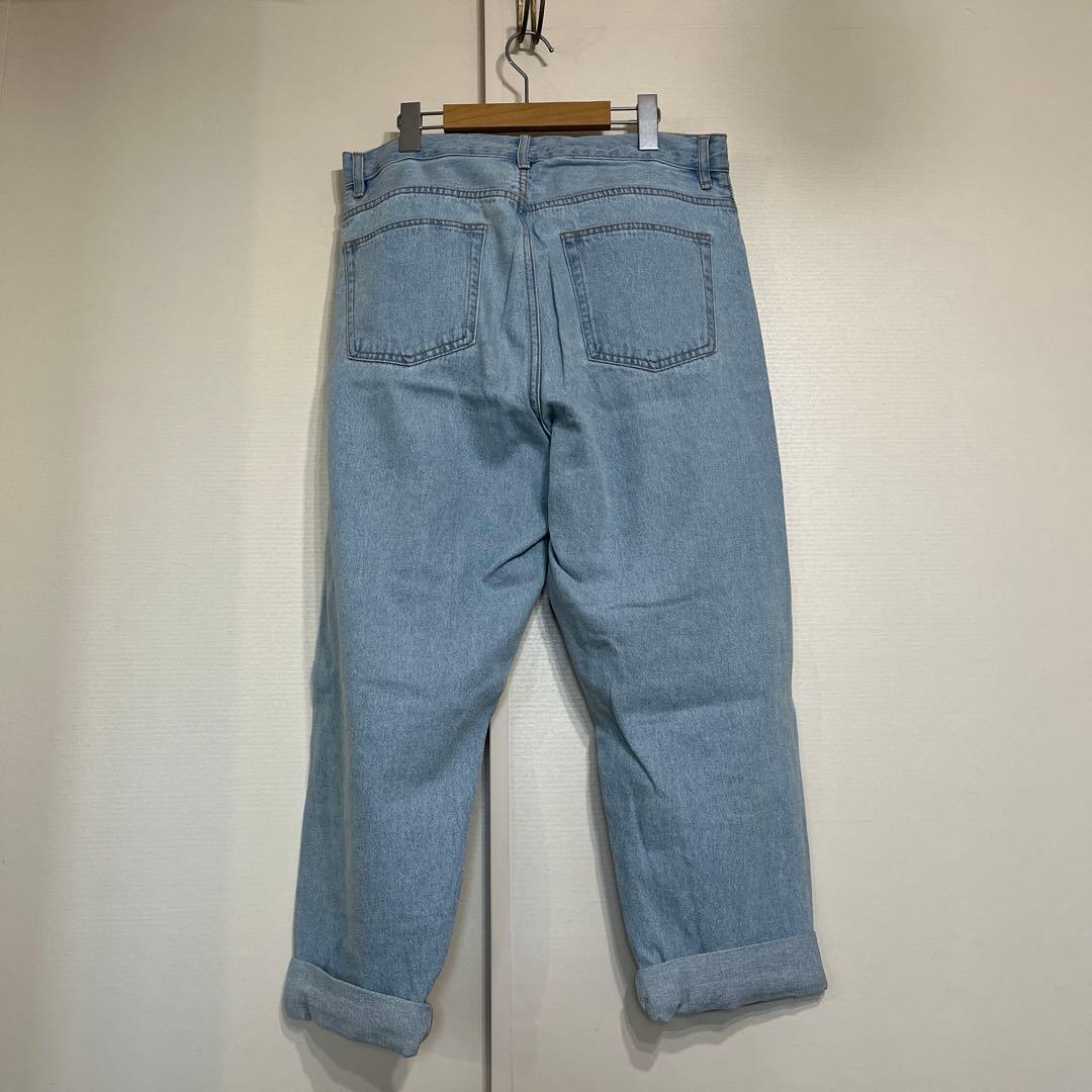 【美品】PUBLUX パブリュクス　ボリュームデニムパンツの写真5枚目