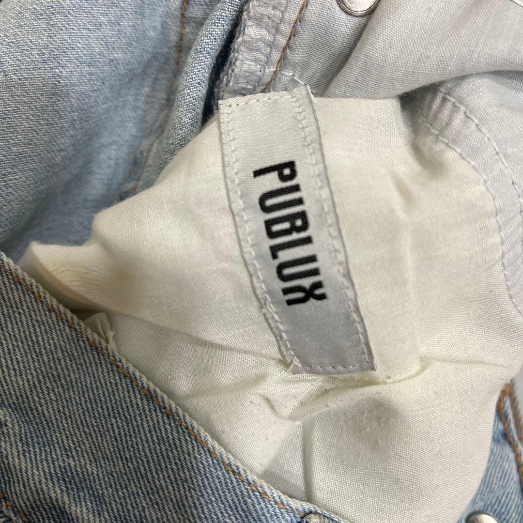 【美品】PUBLUX パブリュクス　ボリュームデニムパンツの写真7枚目