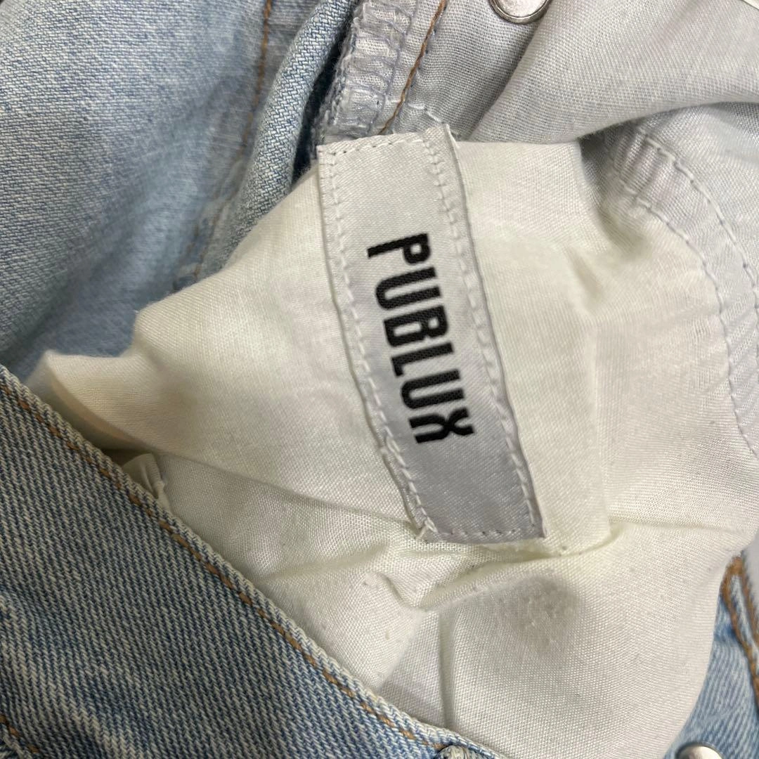 【美品】PUBLUX パブリュクス ボリュームデニムパンツの写真7枚目