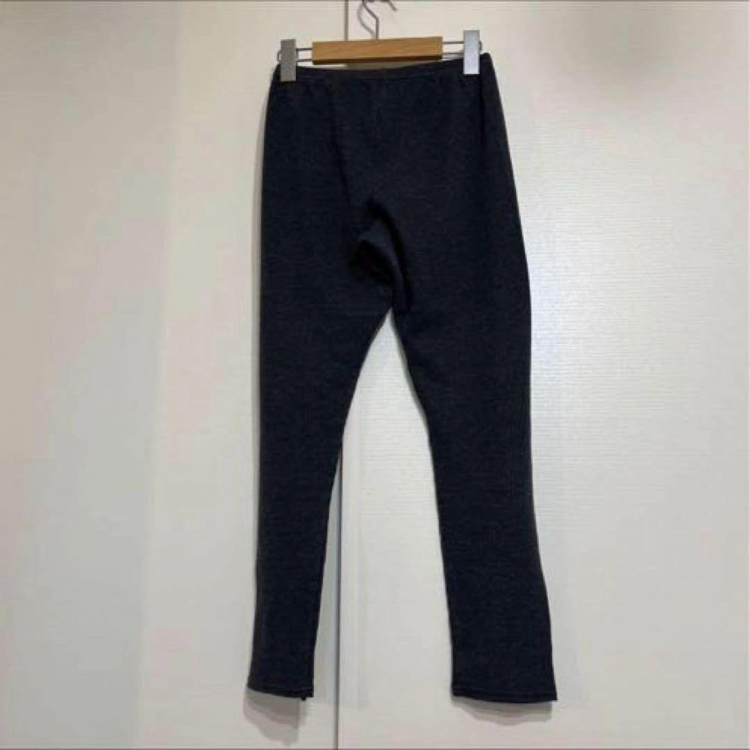 【美品】BEAMS メンズ ワッフルレギンス チャコールグレー フリーサイズの写真5枚目