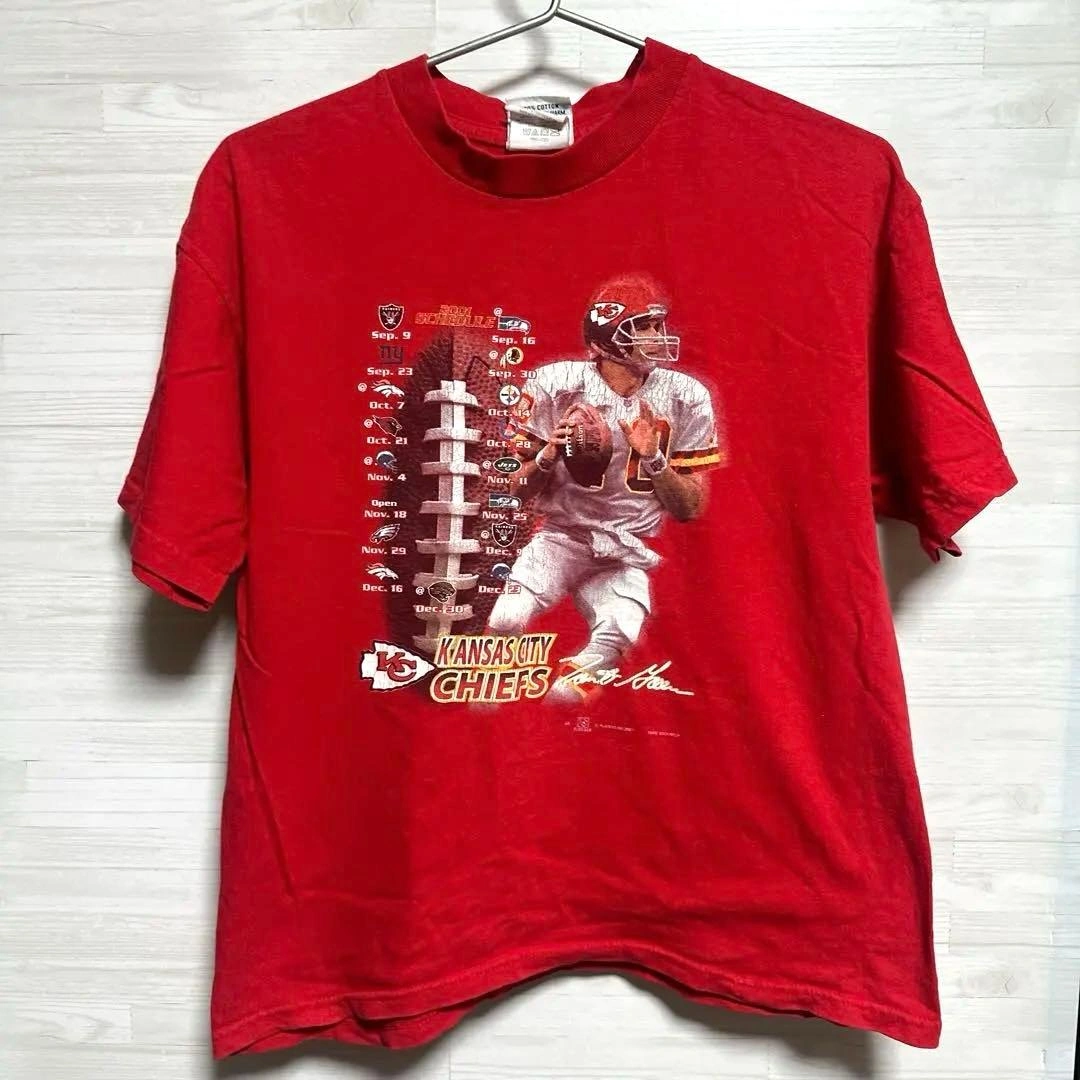 KANSAS CITY CHIEFS Tシャツ XLARGE レッド
