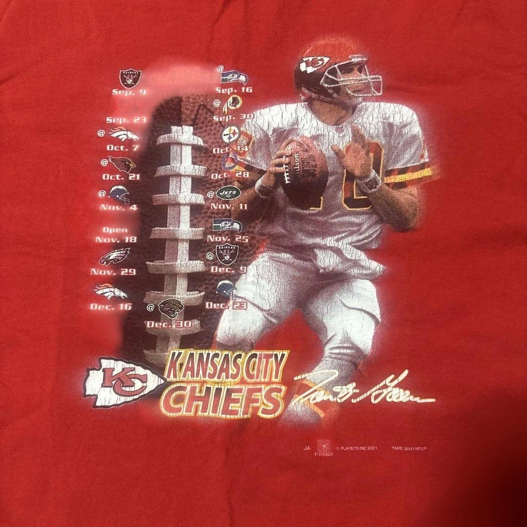 KANSAS CITY CHIEFS Tシャツ XLARGE レッドの写真4枚目