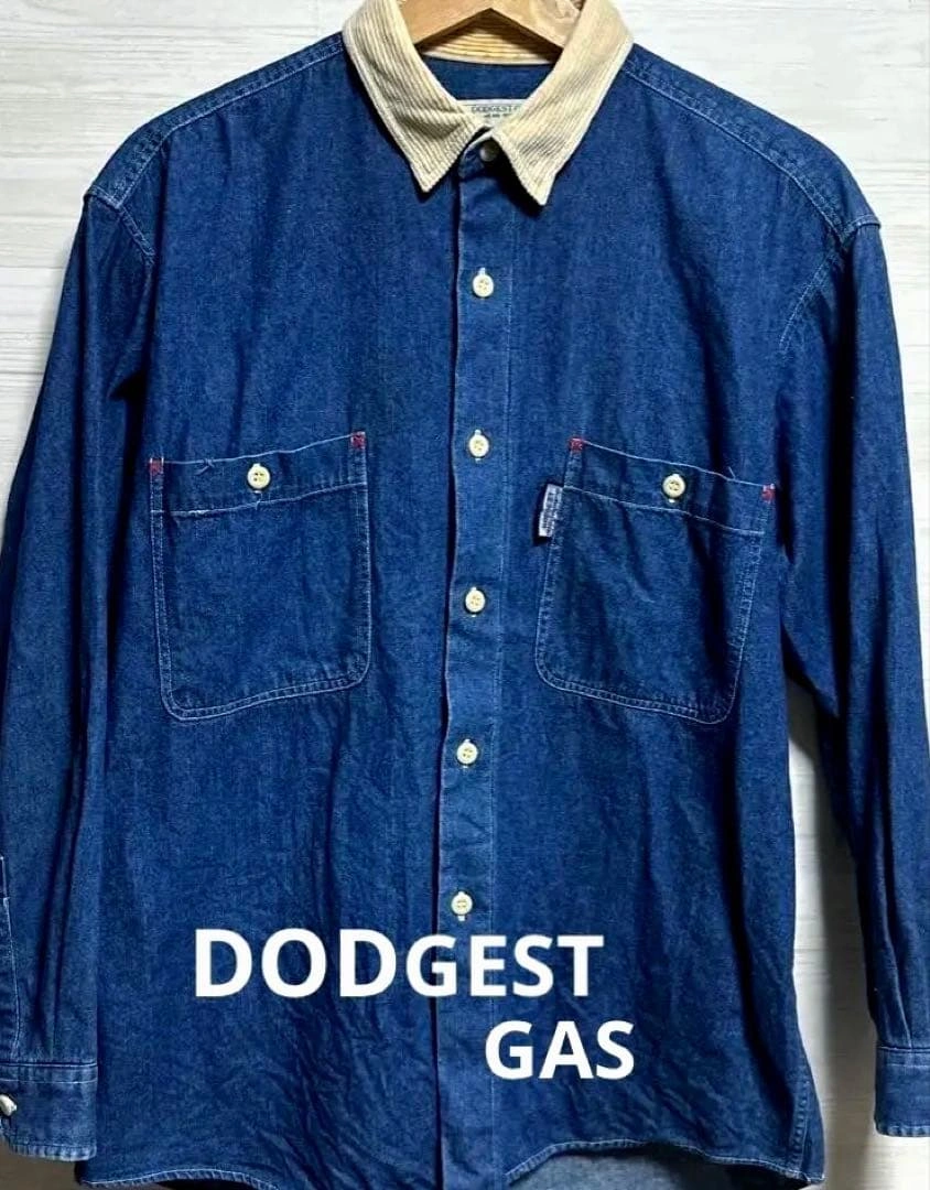 最終お値下げ DODGEST GAS デニムシャツ Mサイズ