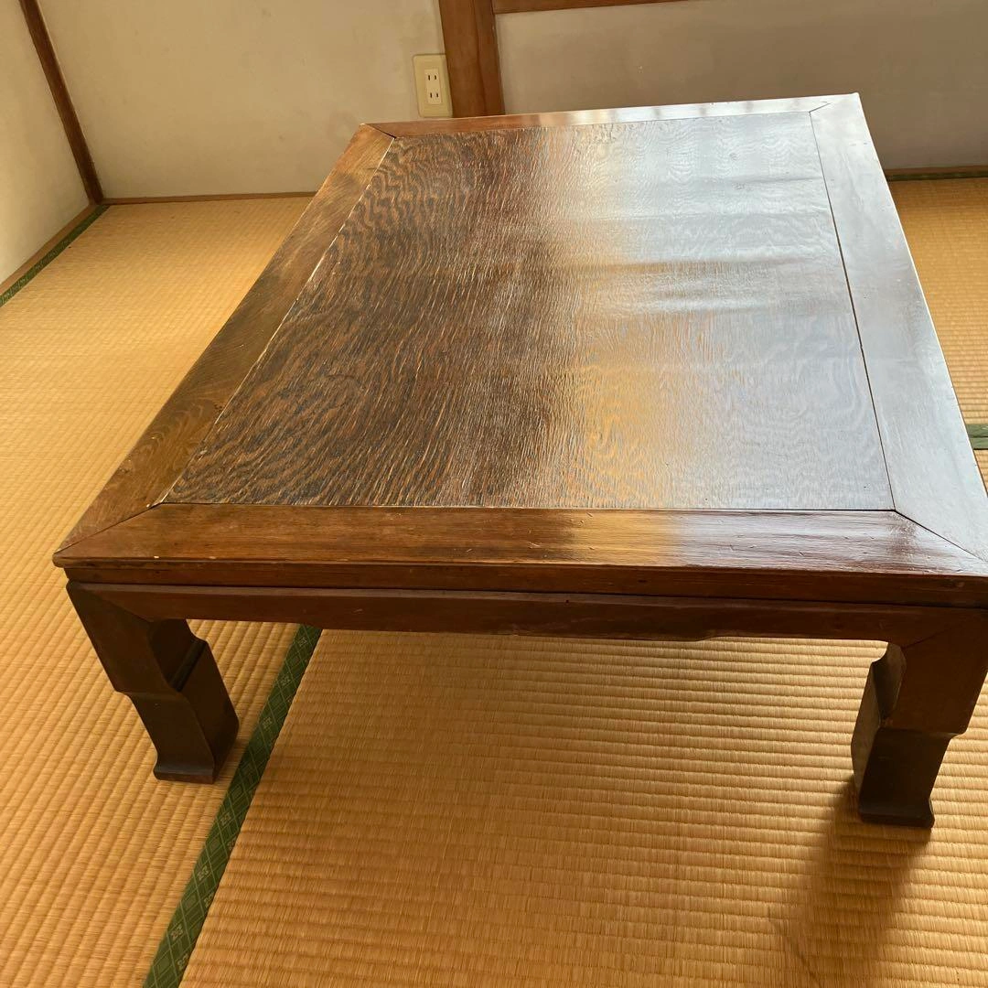 座卓 ローテーブル 和風家具 座敷机 木製(昭和レトロ)の写真2枚目