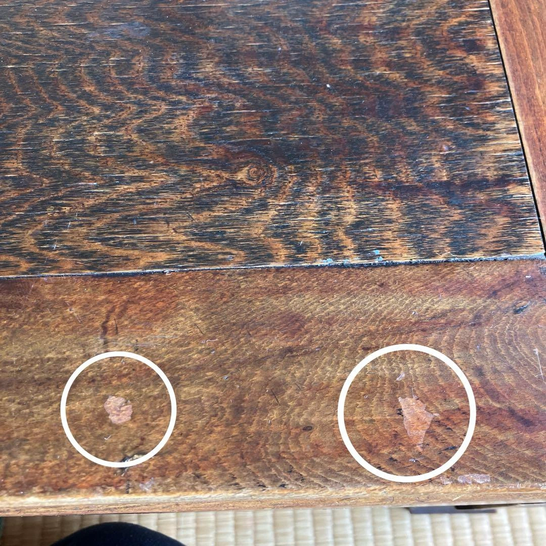 座卓 ローテーブル 和風家具 座敷机 木製(昭和レトロ)の写真7枚目