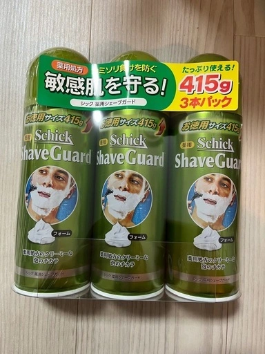 シック 薬用シェーブガード 415gx3本パック