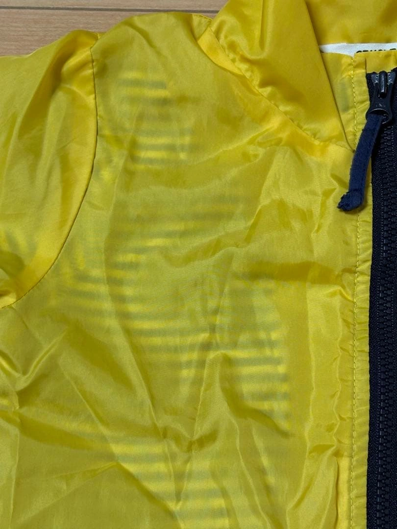SIMPLE FREE ベビー キッズ ウインドブレーカー 黄色 95cmの写真3枚目