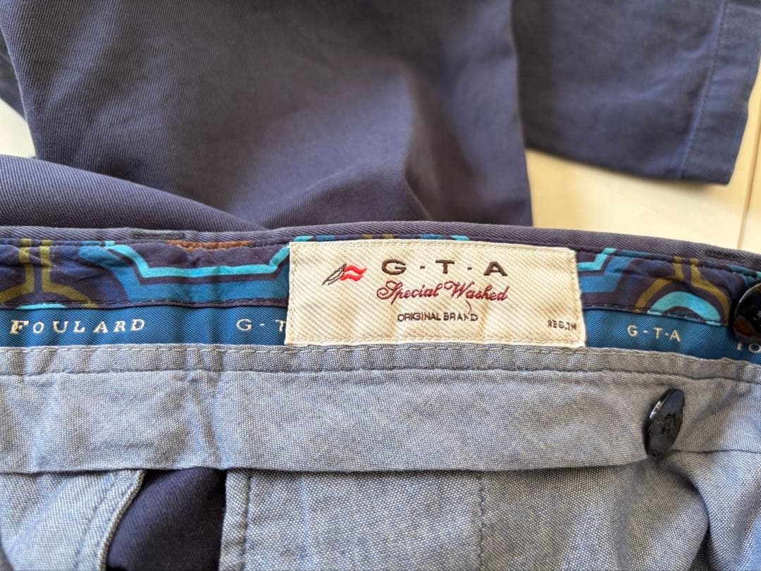 ジーティーアー G.T.A foulard コットン チノパン メンズの写真5枚目