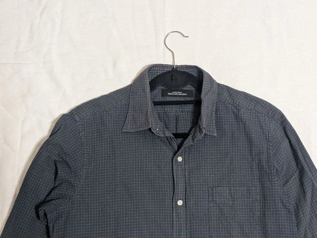 【日本製】GREEN LABEL RELAXING チェックシャツ XLの写真3枚目