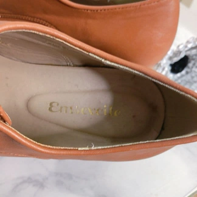 Emsexcite M ブラウン ウェッジソール シューズの写真4枚目