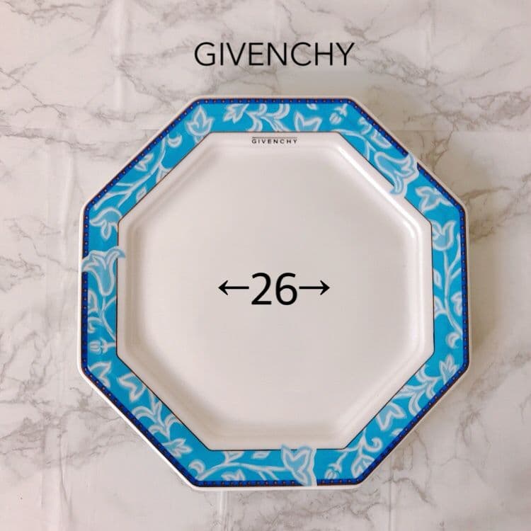 GIVENCHY 八角形皿 26cm