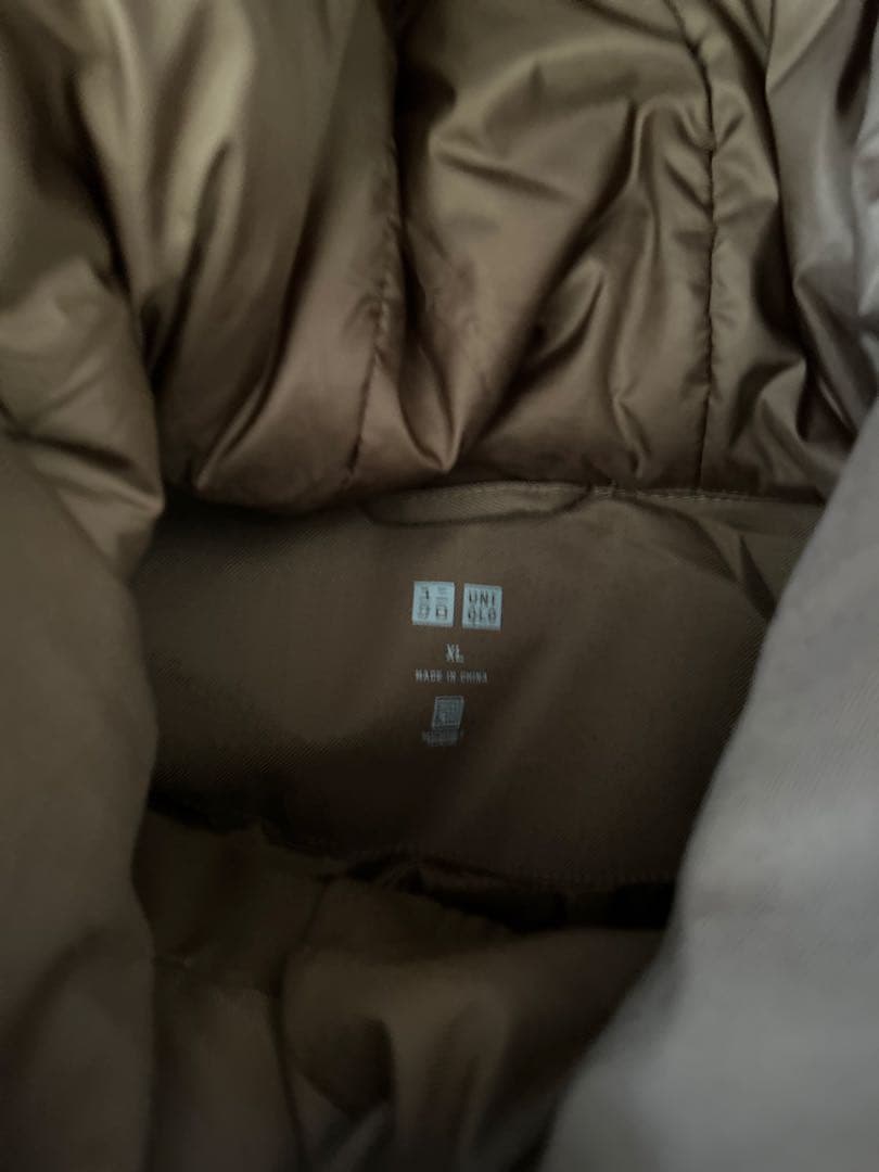 ユニクロ　極暖　ダウンコート　大きいサイズ　XL パフテックダウンの写真2枚目