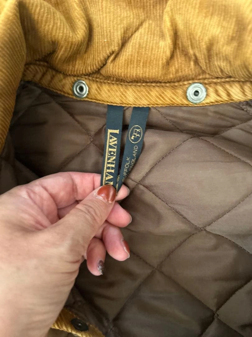 LAVENHAM ラベンハム キルティングジャケット ブラウン イギリス製の写真2枚目