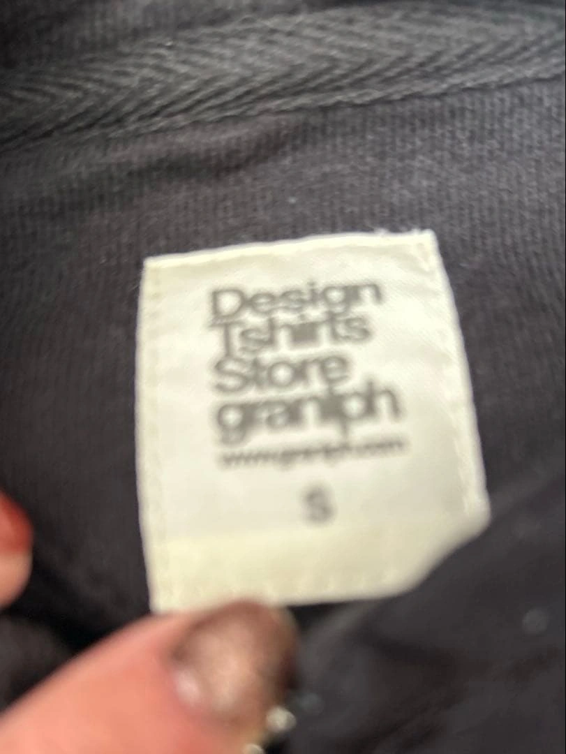 デザインTシャツStore graph ブラックパーカー Sサイズの写真2枚目