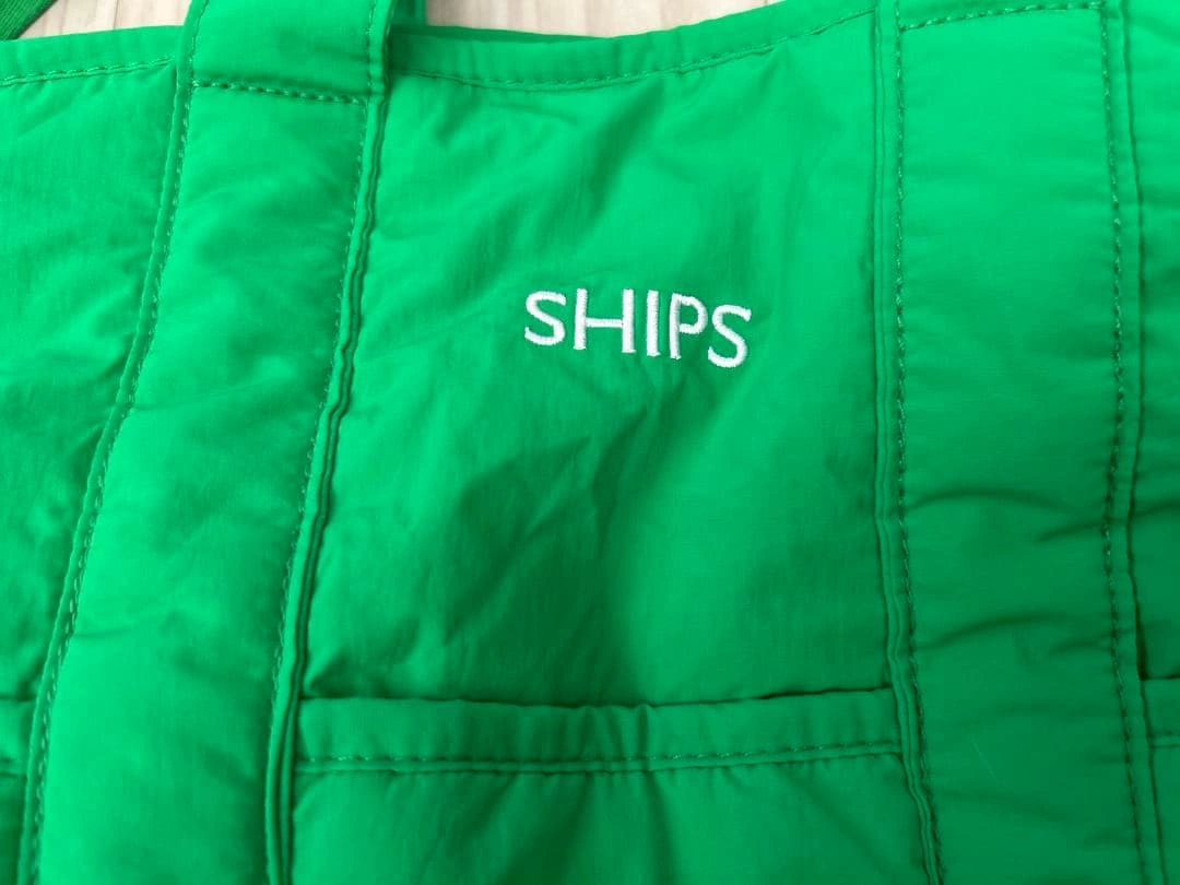 SHIPS グリーン ショルダーバッグ 新品シップスの写真2枚目