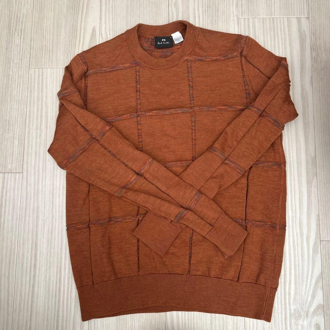 Paul Smith PS オレンジ系 ニット セーター