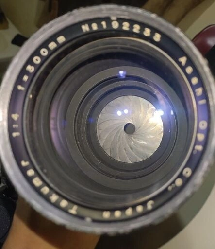 良品 希少な円形絞り PENTAX TAKUMAR 300mm F4の写真5枚目