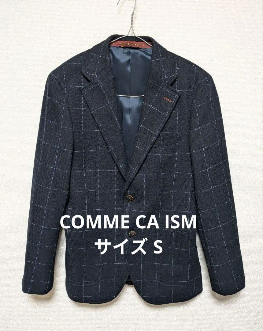 美品 COMME CA ISM ウィンドウペーン ジャケットの写真2枚目