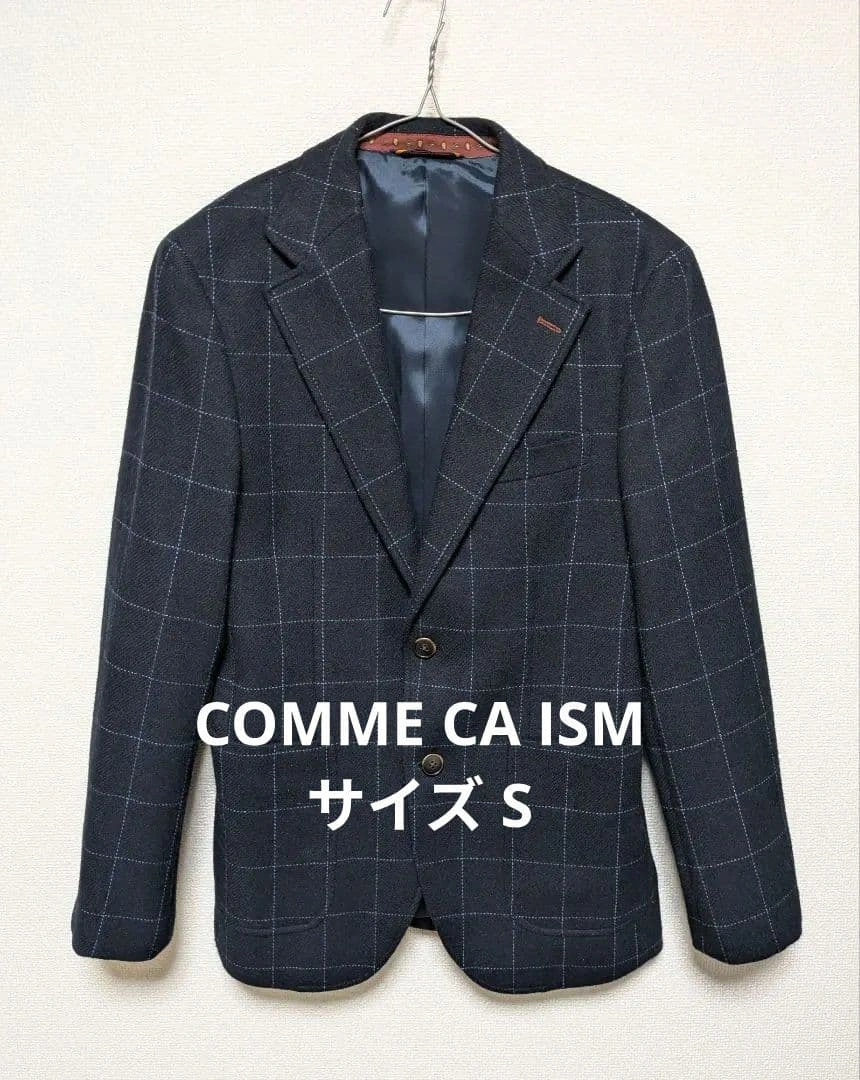 美品 COMME CA ISM ウィンドウペーン ジャケットの写真2枚目