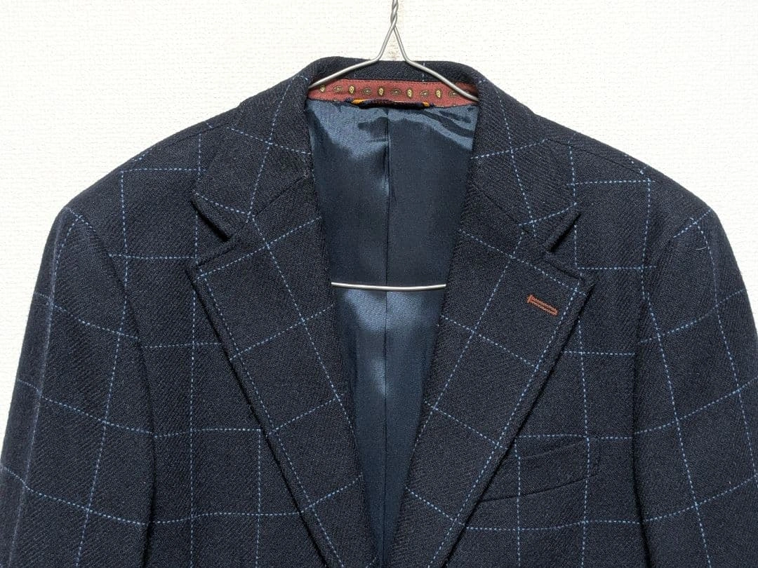 美品 COMME CA ISM ウィンドウペーン ジャケットの写真3枚目