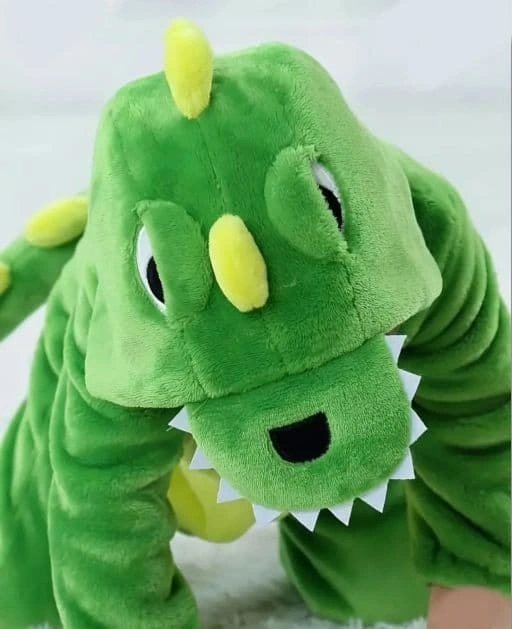 90㎝ 恐竜 キッズ 怪獣 着ぐるみ ロンパース ティラノサウルスの写真2枚目