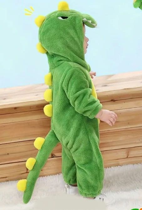 90㎝ 恐竜 キッズ 怪獣 着ぐるみ ロンパース ティラノサウルスの写真3枚目