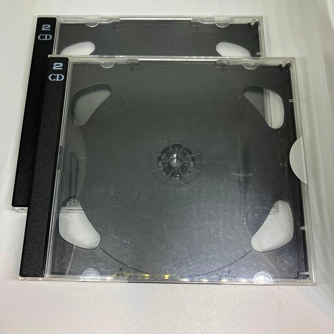 2枚用透明CDケース 2個セット