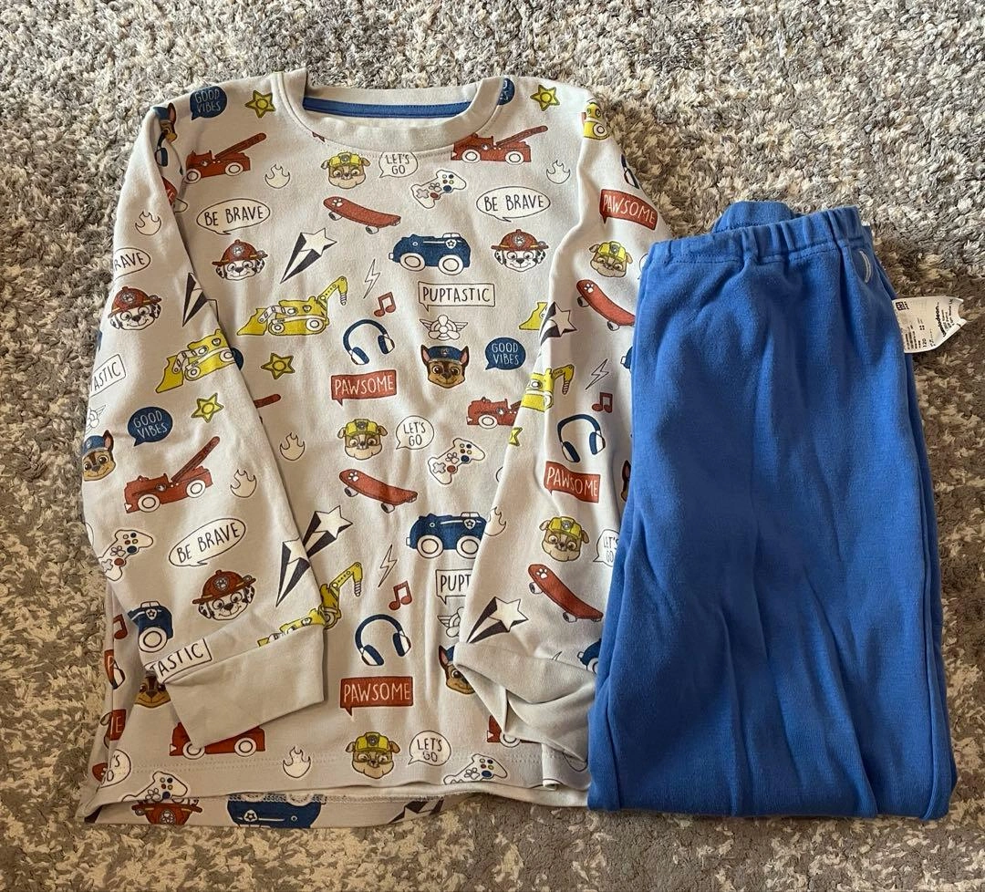 【2セット】UNIQLO パジャマ トイストーリー パウパトロール 120サイズの写真2枚目