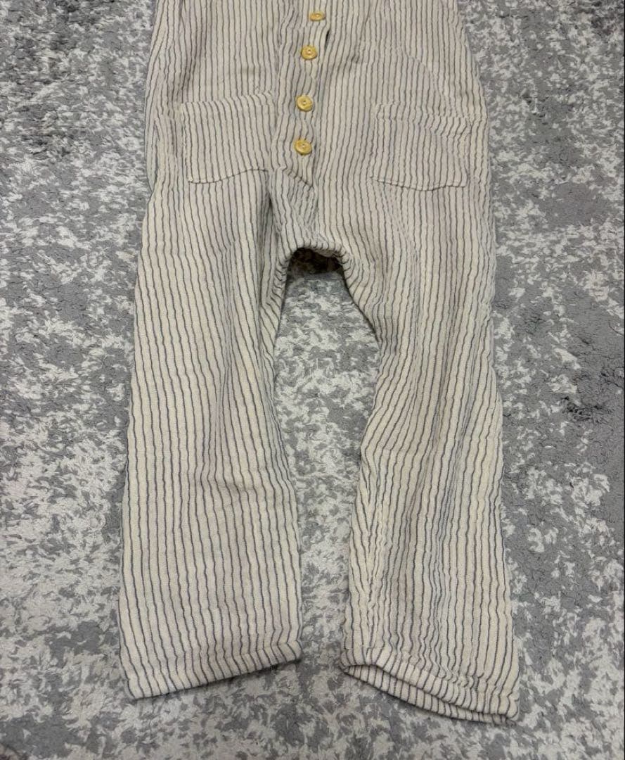 【新品】H＆M リネンサロペット　オーバーオール　ナチュラル　ユニクロ無印GUの写真7枚目