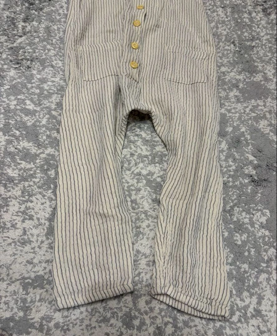 【新品】H&M リネンサロペット オーバーオール ナチュラル ユニクロ無印GUの写真7枚目