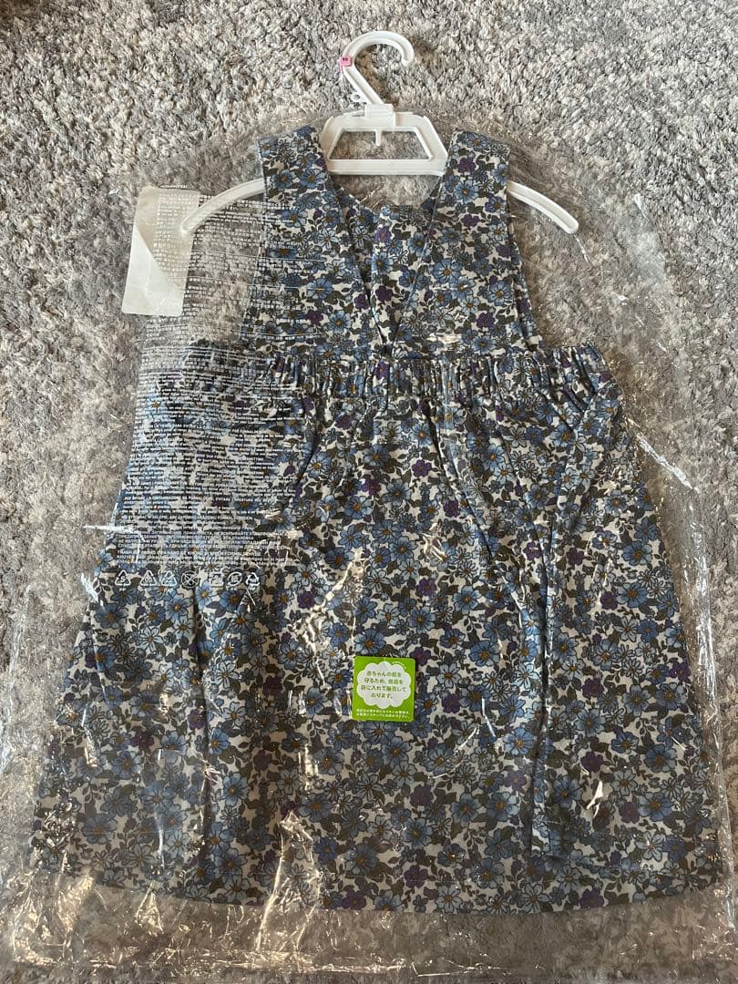 【新品】小花柄ライトフランネルジャンパースカート ワンピース 無印 GU ザラの写真6枚目