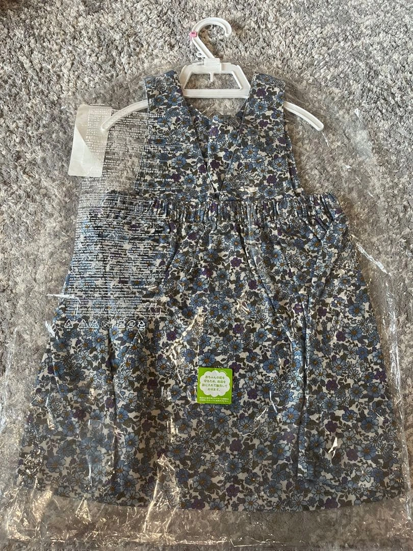 【新品】小花柄ライトフランネルジャンパースカート ワンピース 無印 GU ザラの写真6枚目