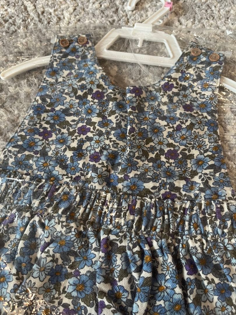 【新品】小花柄ライトフランネルジャンパースカート ワンピース 無印 GU ザラの写真7枚目