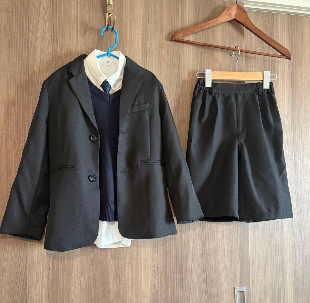 【5点セット】フォーマルスーツ　ニットベスト　130サイズ　UNIQLO GU