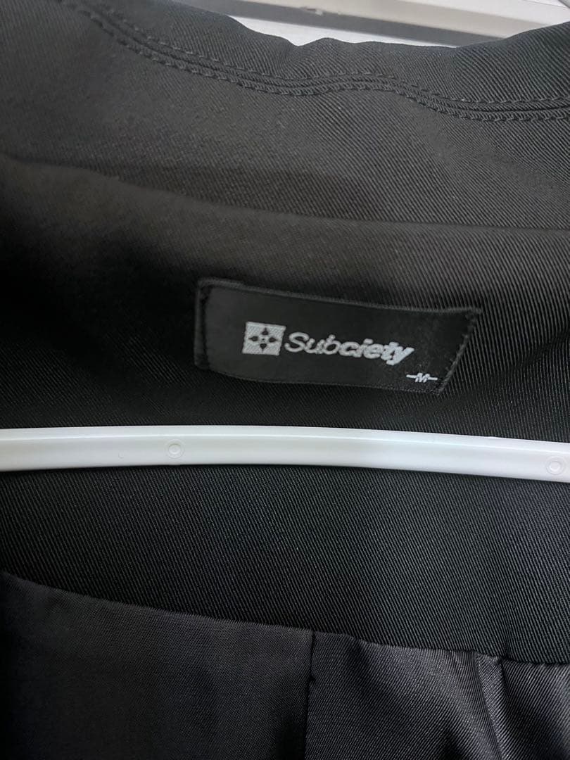 Subciety ジップアップ ブラック ジャケット 未使用の写真2枚目