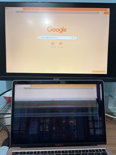 【ジャンク】M1 MacBook Air 13インチ（ゴールド）の写真4枚目