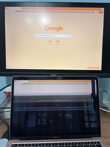 【ジャンク】M1 MacBook Air 13インチ(ゴールド)の写真4枚目