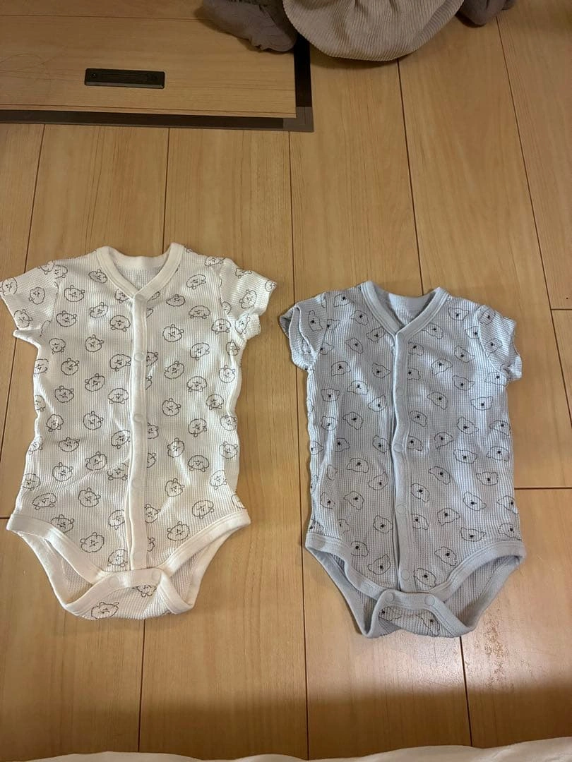 西松屋 コアラ 犬 動物柄 半袖肌着 70cm 2枚セット