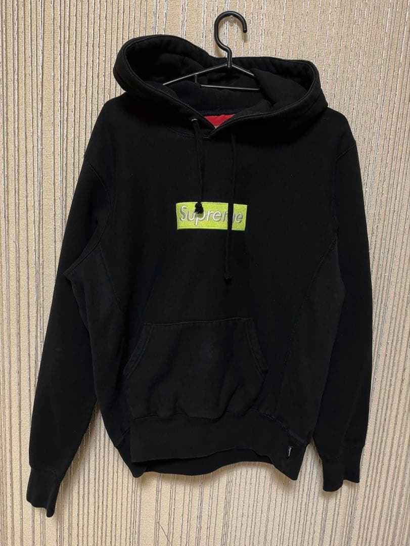 Supreme box logo Hooded 17aw (S) パーカー