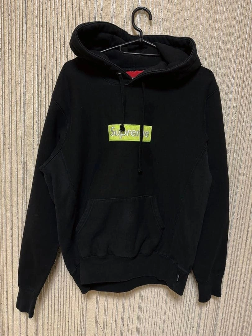 Supreme box logo Hooded 17aw (S) パーカー