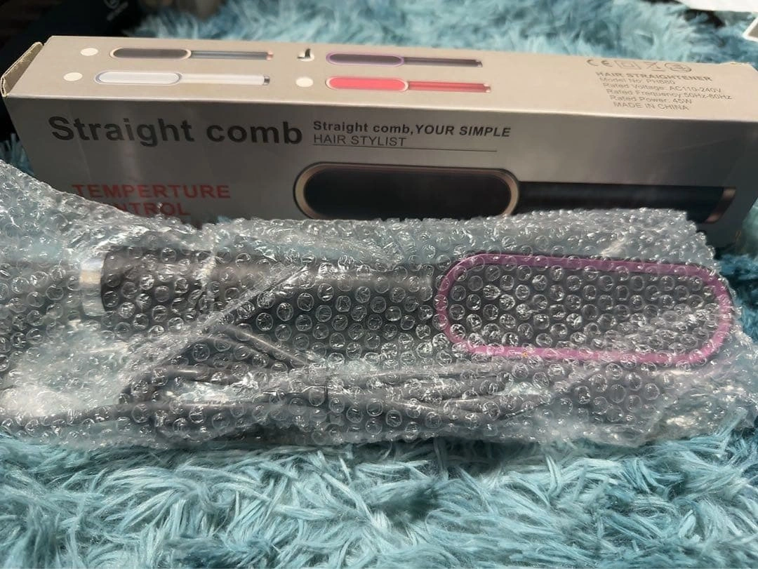 【未使用】ヘアー ストレートコーム(Straight comb)の写真2枚目