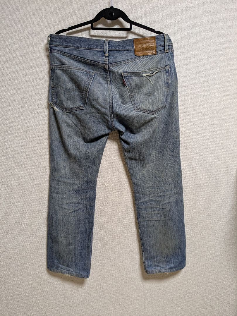 Levi's 505 ダメージデニム W31 L32の写真2枚目