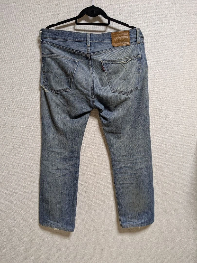 Levi's 505 ダメージデニム W31 L32の写真2枚目