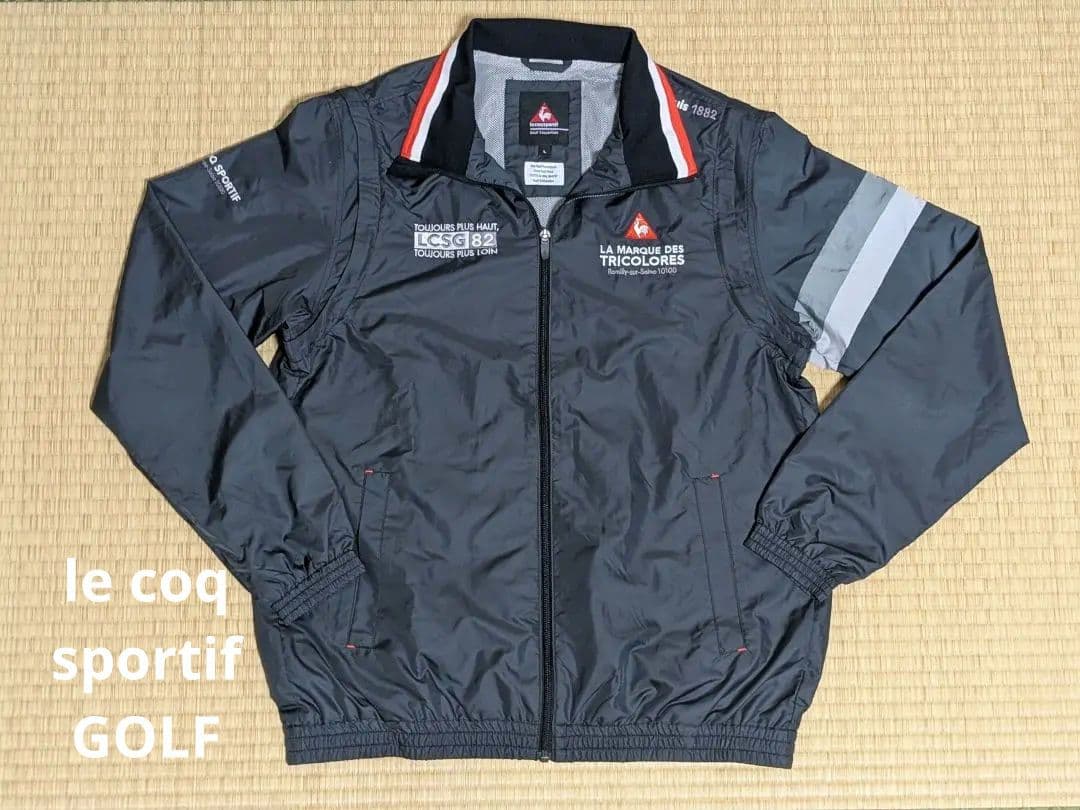 美品 le coq sportif GOLF 2WAY ジャケット ゴルフウェア