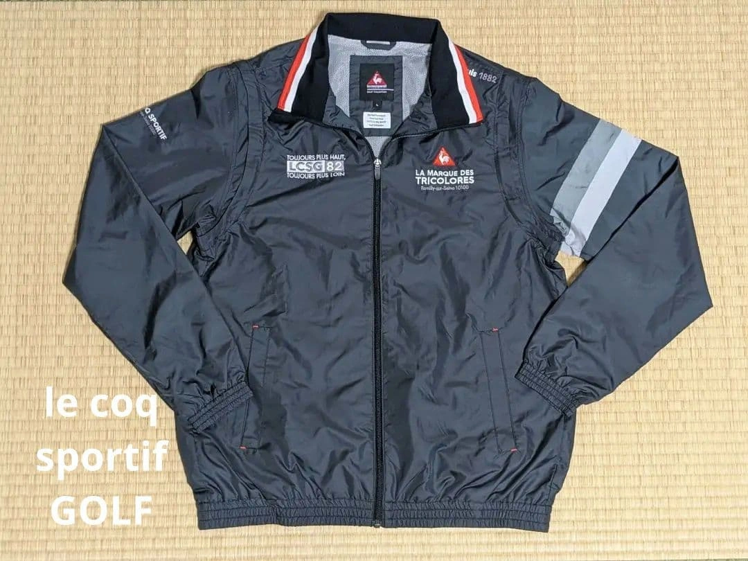 美品 le coq sportif GOLF 2WAY ジャケット ゴルフウェア