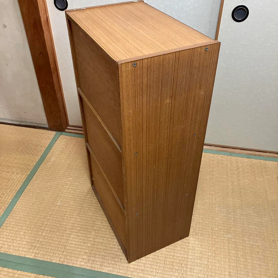 【直接取引き希望】3段カラーボックス ライトウッドの写真4枚目