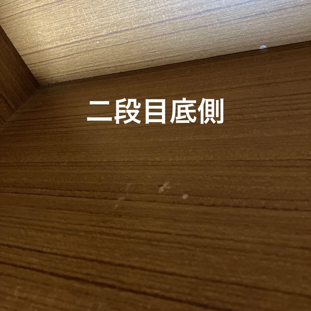 【直接取引き希望】３段カラーボックス　ライトウッドの写真8枚目
