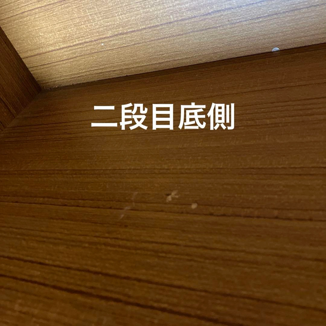 【直接取引き希望】3段カラーボックス ライトウッドの写真8枚目