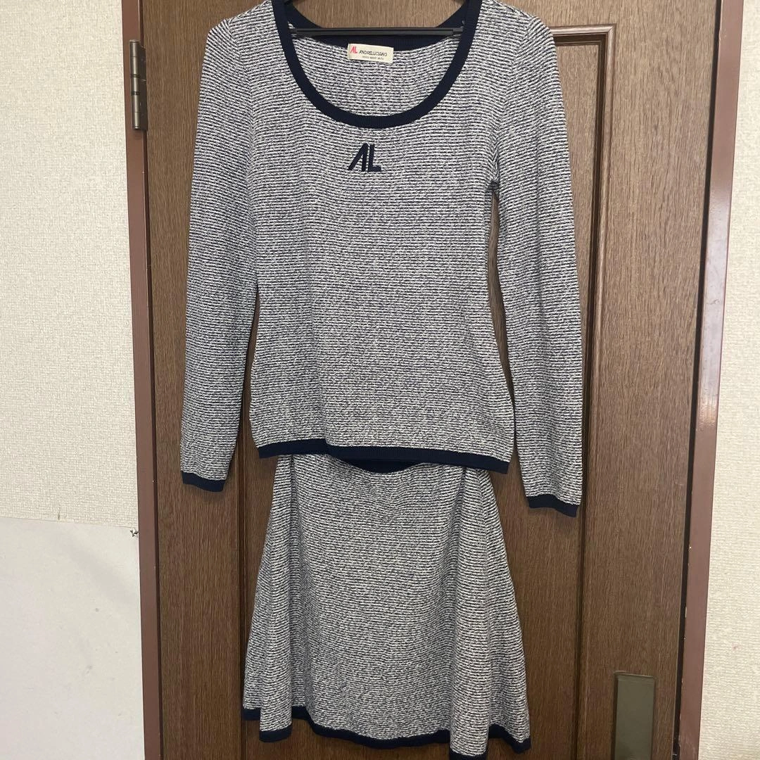 日本製ANDRELUCIANO スカートセットアップ S~M